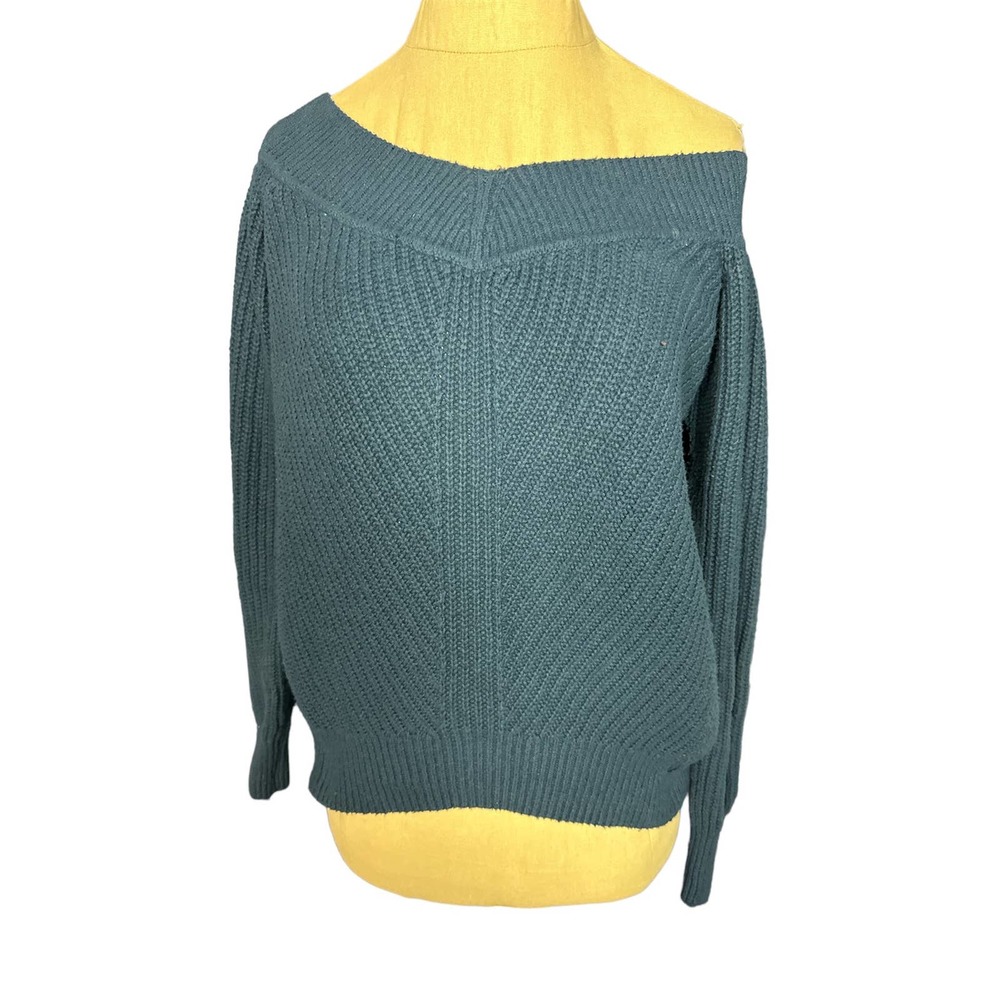 Abercrombie & Fitch Blue Knit Sweater Pullover Long Sleeves Size Small
